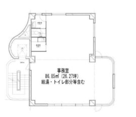 ヤマキビル 3階 間取り図