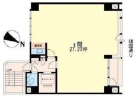 川内ビル 4階 間取り図