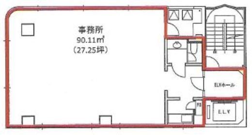 インターアクトビル 4階 間取り図