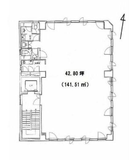加納ビル 5階 間取り図