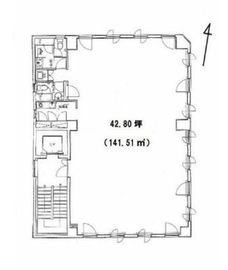 加納ビル 5階 間取り図
