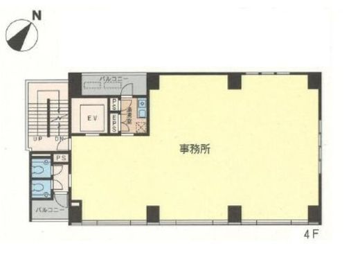 サンライズ長井ビル 8階 間取り図