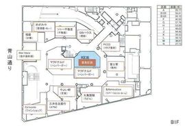 青山オーバルビル B1階M 間取り図