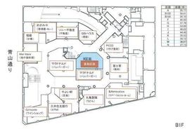 青山オーバルビル B1階M 間取り図