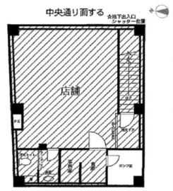 恵光ビル B1階 間取り図