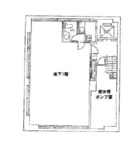 赤坂光和ビル 地下1階 間取り図