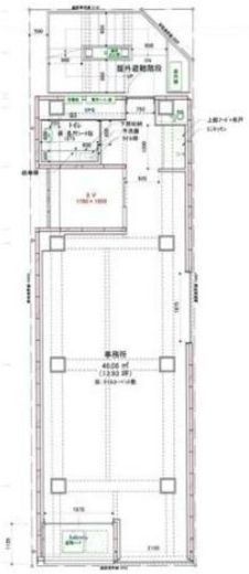 AL BUILDING JINBOCHOビル 8階 間取り図