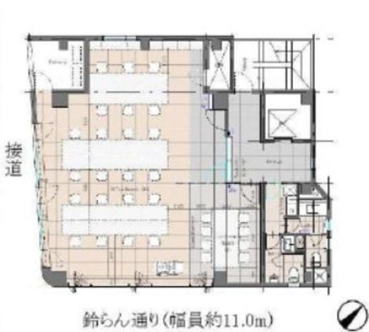 東八重洲プレイス 4階 間取り図