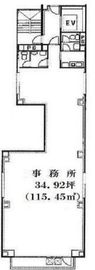 アイルズBMビル 801 間取り図