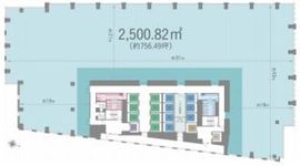 （仮称）九段南一丁目プロジェクト 3階 間取り図