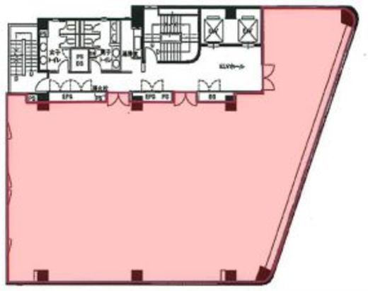 いちご渋谷道玄坂ビル 4階 間取り図