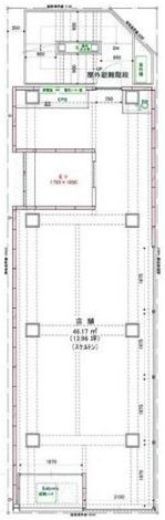 AL BUILDING JINBOCHOビル 4階 間取り図
