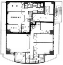 恵比寿ネオナートアネックス 3階 間取り図