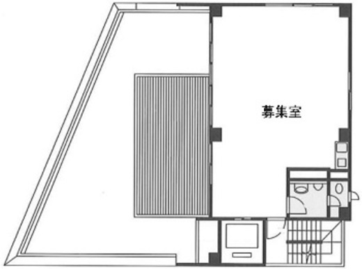 ユニゾ高田馬場ビル 9階 間取り図