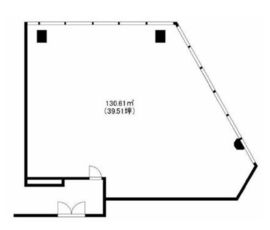 北辰ビル(六本木) 601 間取り図