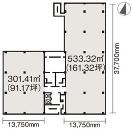 赤坂中川ビル 201 間取り図