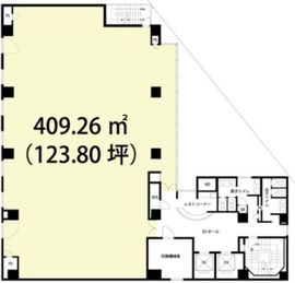 新宿御苑前アネックスビル 3階 間取り図