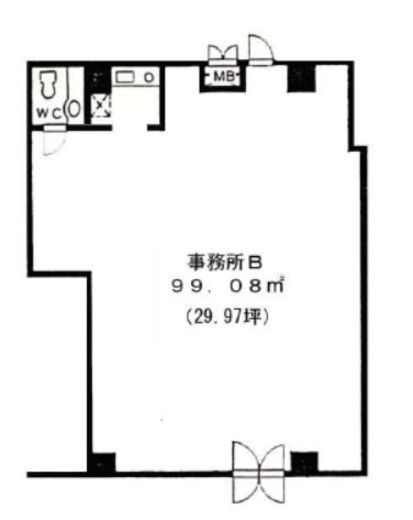 シルフィード南平台 1階 間取り図