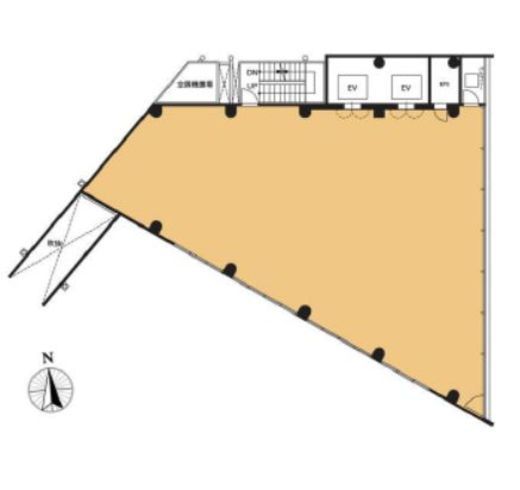 VORT渋谷briller 2階 間取り図