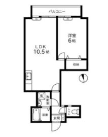 パレス麻布 4階 間取り図