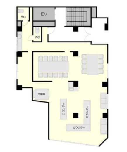 サンライズ六本木 1階 間取り図
