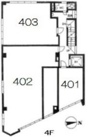 漢陽商事ビル 403 間取り図