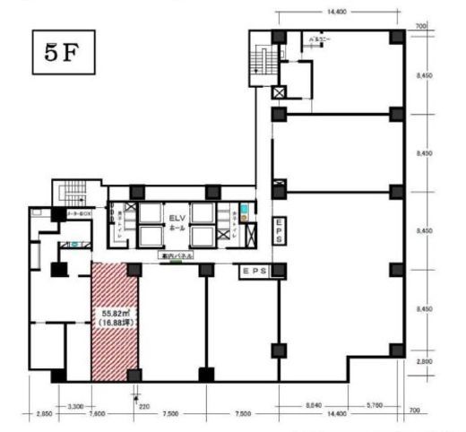 パークウェスト 5階 間取り図