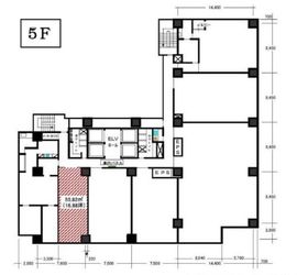 パークウェスト 5階 間取り図
