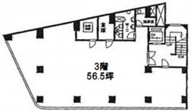 クロサワビル 3階 間取り図