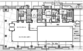 八丁堀トーセイビル(旧:（仮称）NBF八丁堀テラス イースト) 1階 間取り図