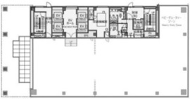 八丁堀トーセイビル(旧:（仮称）NBF八丁堀テラス イースト) 2階 間取り図