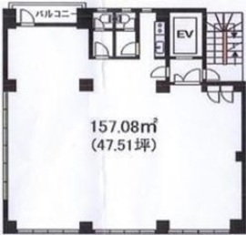 柳川ビル 6階 間取り図