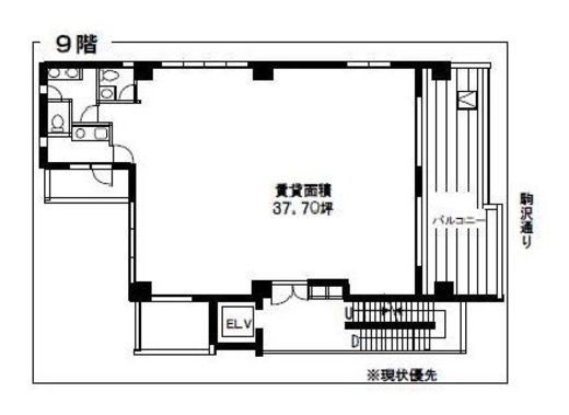 フォーシーズン恵比寿ビル 9階 間取り図