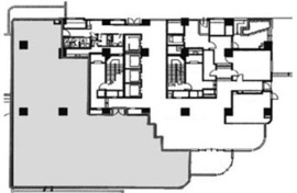 AQUACITY芝浦 1階 間取り図