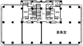 AQUACITY芝浦 5階1 間取り図