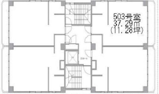THE HARBOUR SHIBAURA 503 間取り図