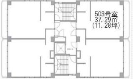 THE HARBOUR SHIBAURA 503 間取り図