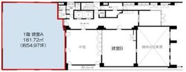 KDX西新宿ビル 1階A 間取り図
