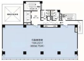 KDX池袋ウエストビル 5階 間取り図