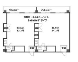 千駄ヶ谷ホリタン 4階 間取り図