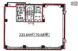 麻布アメレックスビル 8階 間取り図