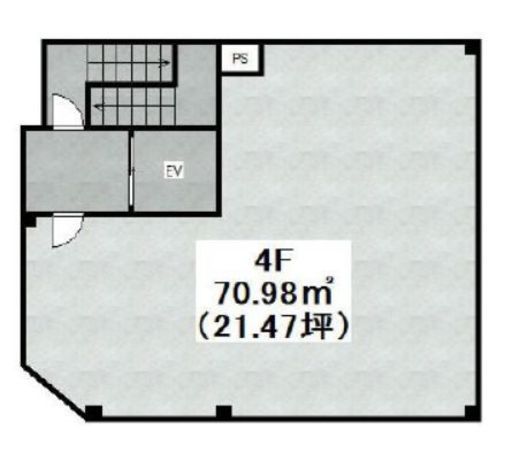 三経43ビル 4階 間取り図
