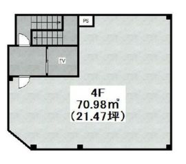 三経43ビル 4階 間取り図