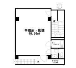 代々木上原PDビル 地下1階 間取り図