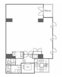 SKI虎ノ門 4階 間取り図