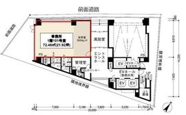 近鉄霞が関ビル 1階 間取り図