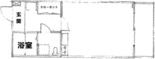 メゾンド四谷 608 間取り図