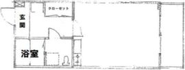 メゾンド四谷 608 間取り図