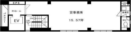 AKビル第2須田町 3階 間取り図