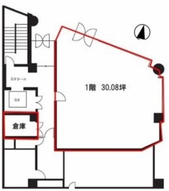 アルカディアビル 1階 間取り図